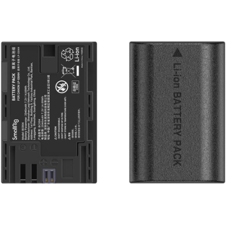 SmallRig 3821 - zestaw ładowarki i dwóch akumulatorów Canon LP-E6NH - szczegóły akumulatora